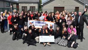 Ó Fiaich College sponsored walk in aid of Dundalk Dog Rescue