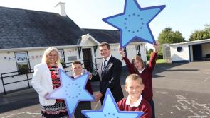 Primary students in Louth encouraged to learn about Europe through Blue Star Programme