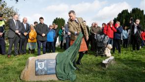 The Bruce Boulder unveiled in Louth