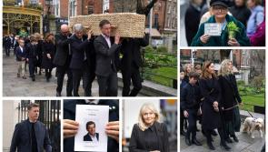 PICTURES: Family, friends and RTÉ stars gather for Charlie Bird's memorial service