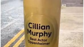 Gold post box celebrating Cillian Murphy's Oscar win unveiled near his childhood home