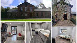 PICTURES: Modern two-bed apartment in historic former Louth courthouse for under €200k