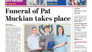 This week's Dundalk Democrat front page