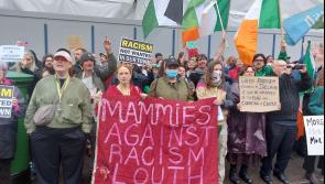 Protesters took to the streets of Dundalk again on Sunday