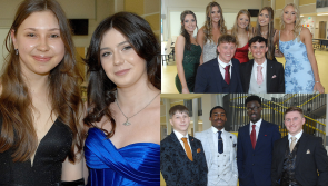 IN PICTURES: All smiles and sparkles as students attend Dundalk's Marist debs