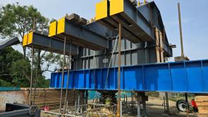 Photos show progress on Louth's Narrow Water Bridge