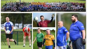 PICTURES: Dads & Lads from Louth GAA clubs roll back the years for huge football blitz