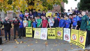 Dundalk Grammar students protest over GAA ban