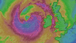 LIVE TRACKER: Track Storm Ashley as it barrels towards Ireland amid warnings