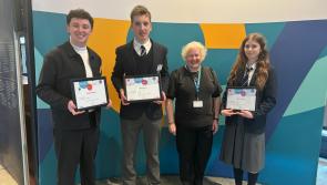 Dundalk Grammar School students sweep prestigious awards in John Hooper Poster Competition