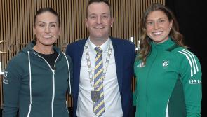 PHOTOS: Louth athletes Kate O'Connor and Eve McCrystal honoured at civic reception