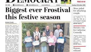 This week's Dundalk Democrat front page 