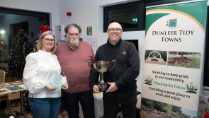 Dunleer Tidy Towns community awards night saw 18 awards presented to volunteers