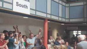 WATCH: Independent Maeve Yore celebrates topping the poll in Dundalk South 