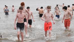 De La Salle students brave icy water to take the plunge for charity