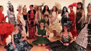 Students from St Vincent's land place in Junk Kouture grand final