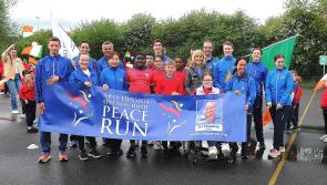Peace Run comes to St. Joseph's N.S. Dundalk