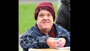 PICTURE: Louth man back in action selling St Mary's Lotto tickets after hospital stay