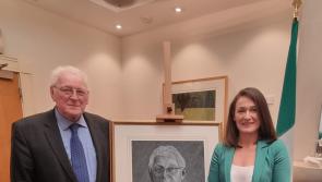 Former Louth TD Seamus Kirk has portrait unveiled in Leinster House