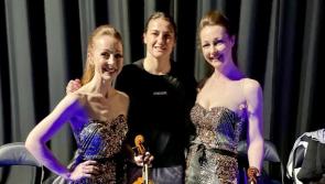 Local music duo perform at Katie Taylor weigh-in 