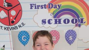 PHOTOS: First day at school and new Principal at St. Kevin's N.S. Philipstown 