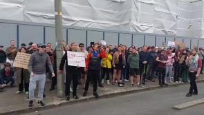 WATCH: Protest in Dundalk at former orphanage where refugees are to be housed