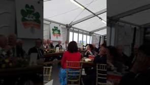 WATCH: Anna May McHugh asks Bishop to 'pray for fine weather' at Carlow Ploughing 