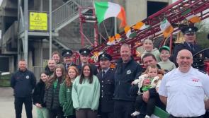 VIDEO: Louth Fire and Rescue Services at St Patrick's Day parade in Dundalk