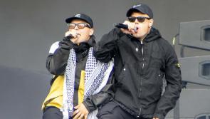 Irish rap trio Kneecap ‘banned from advertising’ on London Underground