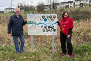 New Biodiversity Panels Installed Along the Boyne Greenway