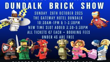 The Dundalk Brick Show is coming to the Gateway Hotel this weekend