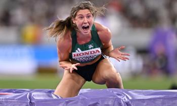 GALLERY | Pictures from Dundalk's Kate O'Connor's spectacular day one at World Athletics Championships
