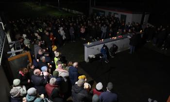 PICTURES: Emotional scenes at Ardee vigil for Dundalk crash victims