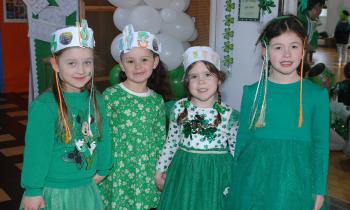 PHOTOS: Sea of green as Louth pupils celebrate L&aacute; Glas