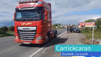 WATCH: Dundalk garda Covid-19 checkpoint