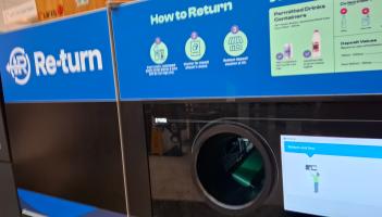 COMMENT: Queuing for the Re-turn machine gave me flashbacks of Covid-19