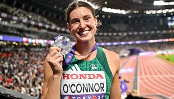 Dundalk's history maker Kate O'Connor wins silver medal on global stage