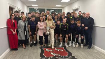 Minister for Sport visits Dundalk FC following First Division title win