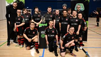 Dundalk DS futsal team finish second in their group at Cairdeas Cup