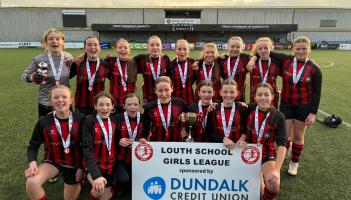 Bellurgan United take part in Louth School Girls League Finals Weekend