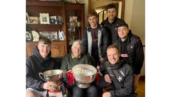 Inside Track: Patsy reacquaints with trophy he was presented with 68 years ago