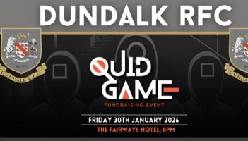 Dundalk Rugby Club set to have the Quid Game fundraiser to redevelop their pitch
