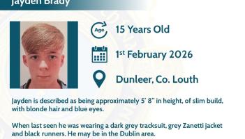 Garda&iacute; appeal for information on missing Louth teen