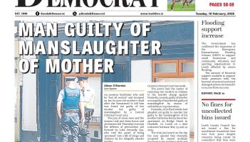 This week's Dundalk Democrat front page: Man guilty of manslaughter of mother