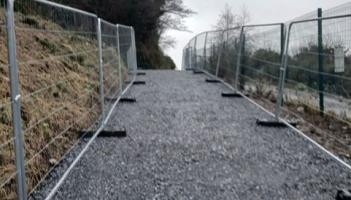 Carlingford Lough Greenway reopen as temporary walkway built