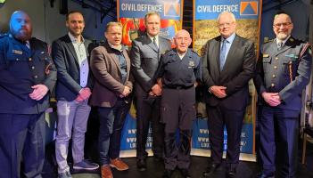 Louth Civil Defence Volunteers Honoured at Medal Presentation Ceremony