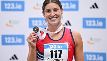 Dundalk's Kate O'Connor leaps to gold in the long jump