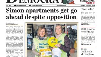 Dundalk Democrat Front Page: Simon apartments get go ahead despite opposition