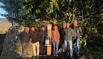 Faughart Community Group officially unveil St Brigid's Well holy water vessel