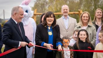 Mayor of Drogheda officially opens new play area at Rampart Green